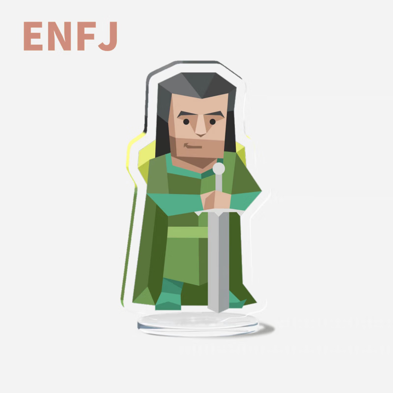 mbti16人格亚克力桌面mbti周边立牌汽车可爱学生创意礼物 enfj