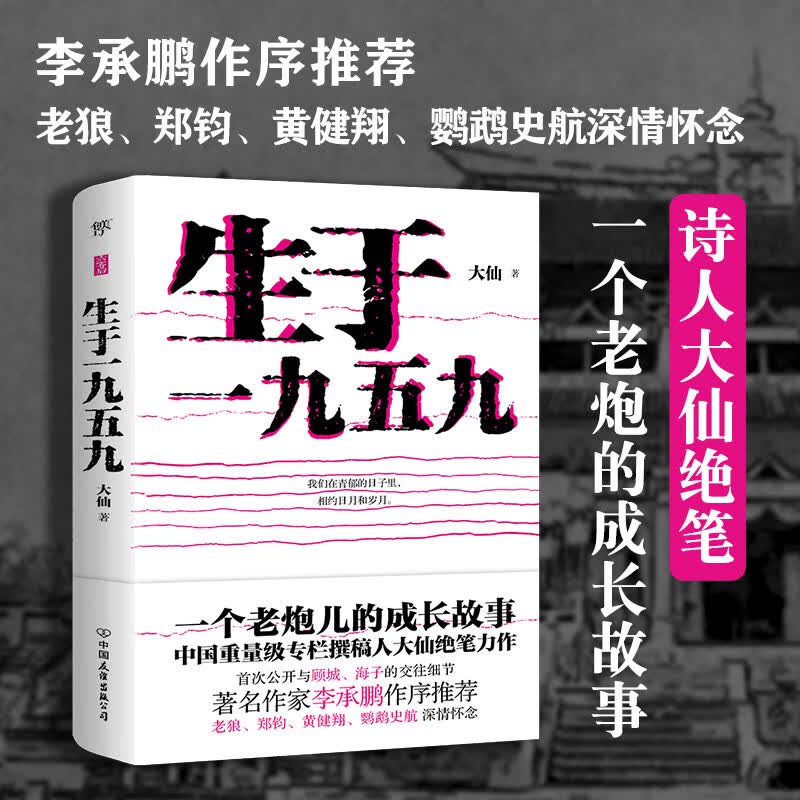 畅销书作家李承鹏作序一代人眼中的北京生活一个老炮的成长故事经典