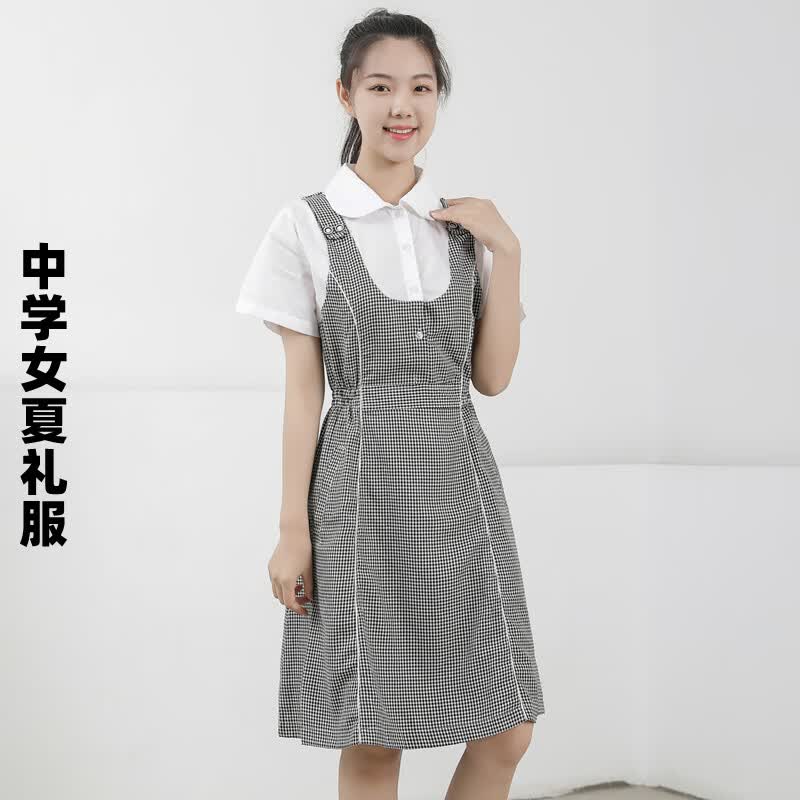 雅格罗伊深圳高中生校服礼服深圳市统一标准校服中学生礼服夏季女