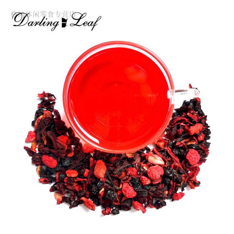 果茶樱桃玫瑰蜜桃乌龙醋栗浆果朗姆花茶小分量 朗姆覆盆子250g(中酸)