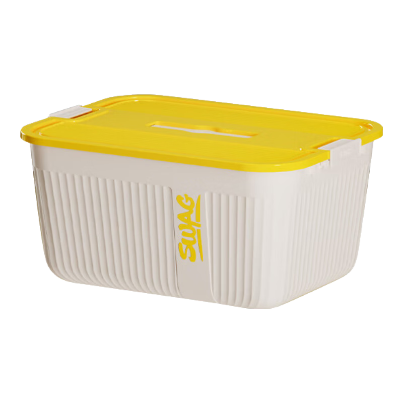 稻草熊后备箱收纳箱车载收纳储物箱车内多功能尾箱整理箱收纳盒 奶咖色【三只装】 长*宽*高【40*29.5*20cm】