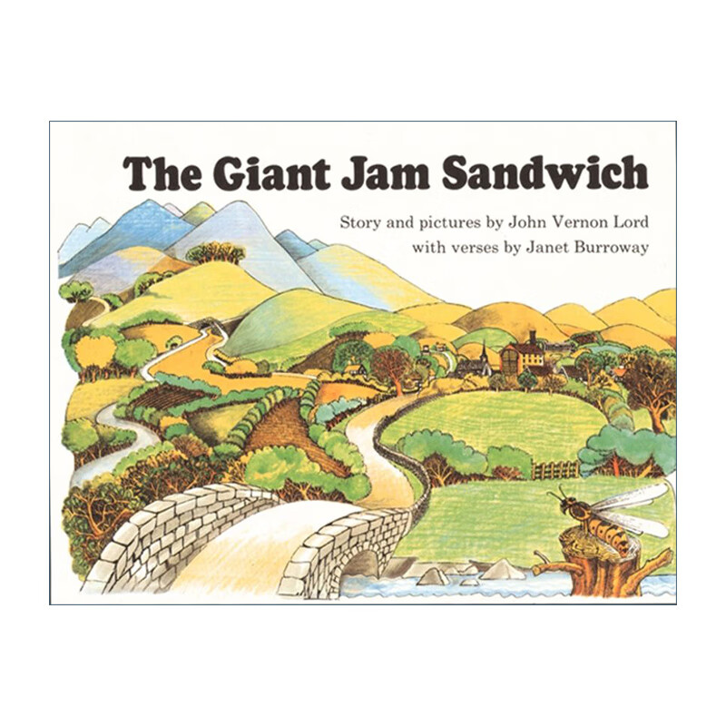 进口原版绘本 the giant jam sandwich 巨型果酱三明治 儿童绘本 英文