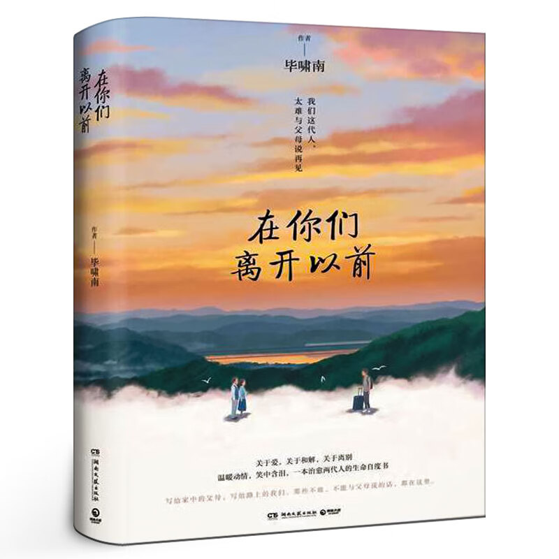 在你们离开以前 毕啸南著 一本两代人的生命自度书 青春文学言情小说书籍书排行榜 湖南文艺出版社 文艺出版社