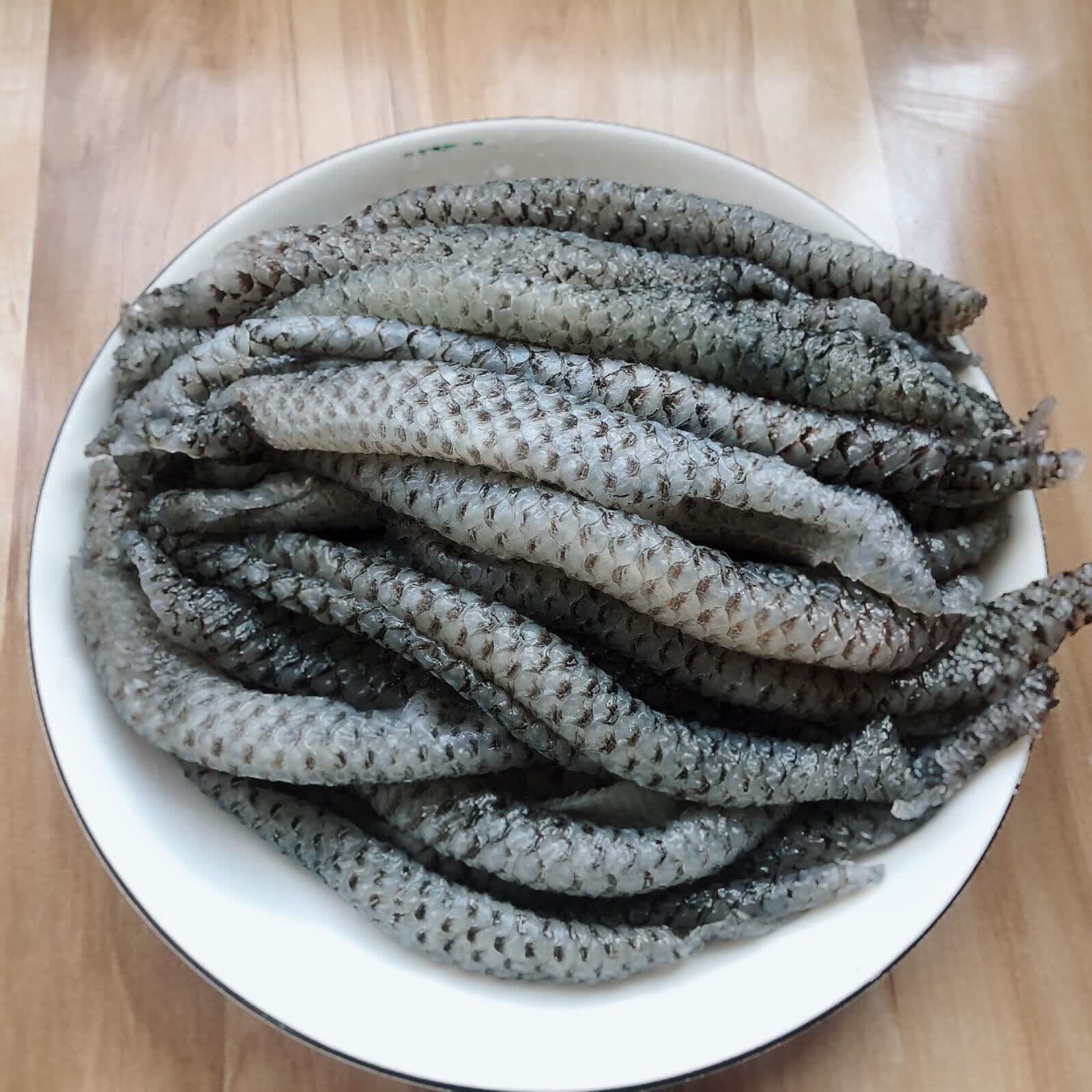 恺蜜趣冷冻新鲜原味熟鱼皮泡椒鱼皮食材500g海鲜凉拌鱼皮餐饮批发整箱