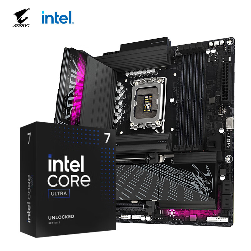 ���Σ�GIGABYTE������CPU��װB860M AORUS PRO WIFI7+U7-265K������