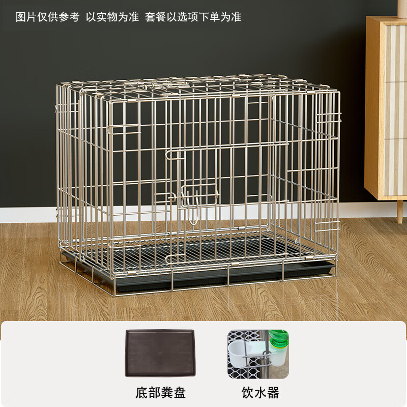 鸽子笼鸽笼家用室内繁殖配对笼80带隔断折叠大鸟笼赛鸽笼 50*35*40(带