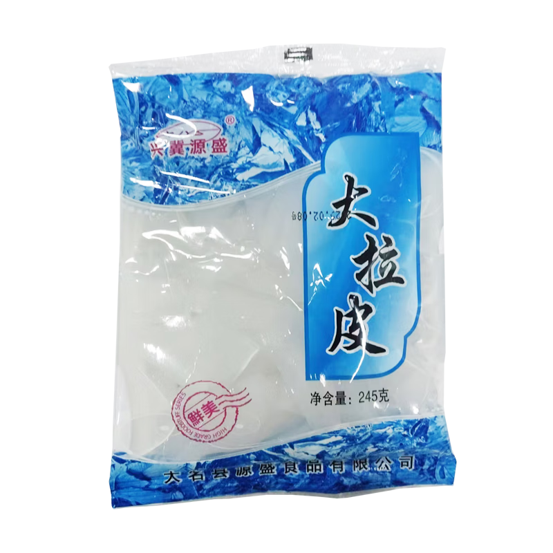 东北大拉皮0脂肪凉拌即食水晶凉皮土豆湿粉条粉皮特产10袋下饭菜 正宗大拉皮245g*2袋【凉拌热炒】