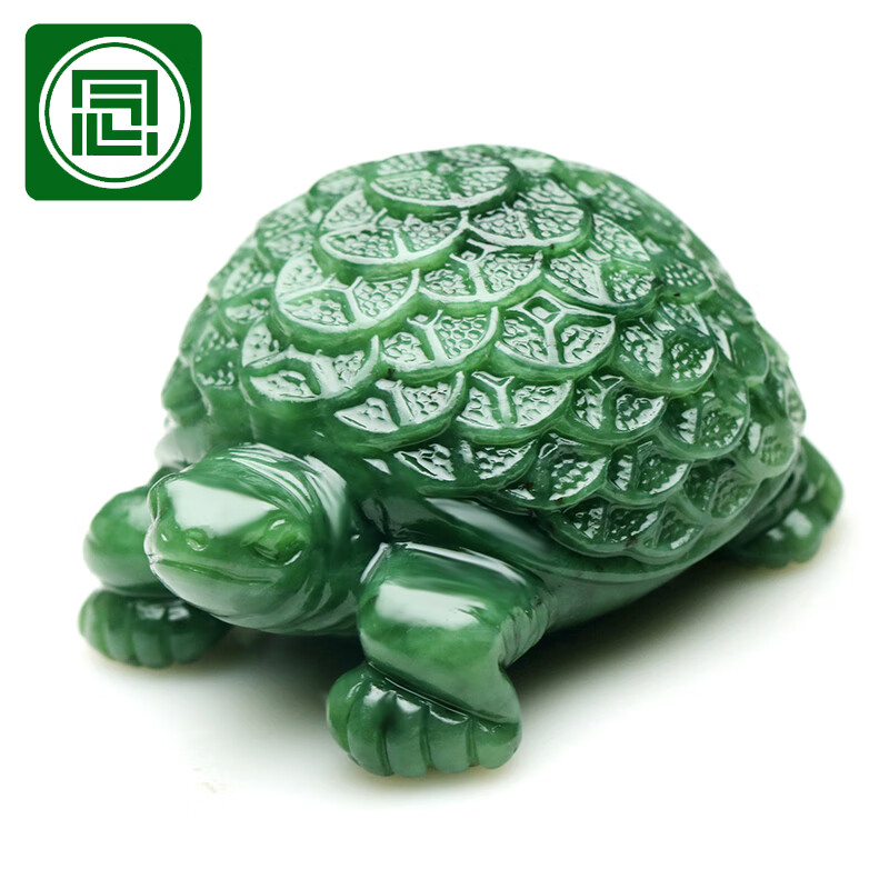 念玉新疆和田玉挂件小乌龟摆件天然碧玉手把件玉石长寿龟金钱龟