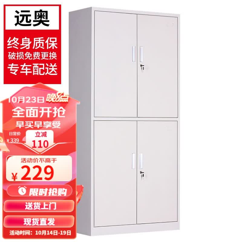 远奥 文件柜办公柜钢制铁皮柜档案柜凭证柜矮柜带锁 通双节文件柜 经济款使用感如何?