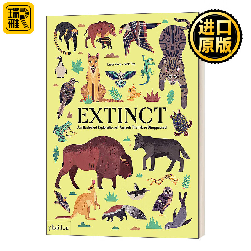 进口原版 extinct 灭绝物种 动物灭绝的图解探索 儿童绘本 趣识科普