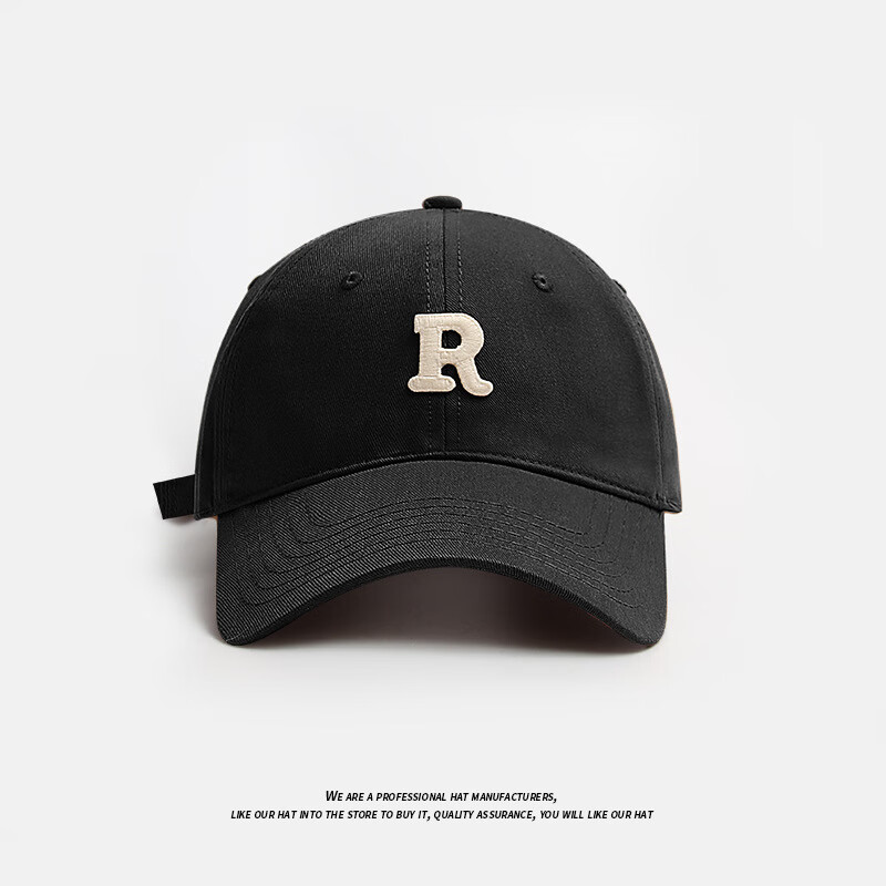 简时行帽子男女四季百搭棒球帽韩版时尚软顶刺绣鸭舌帽户外休闲潮遮阳帽 米色