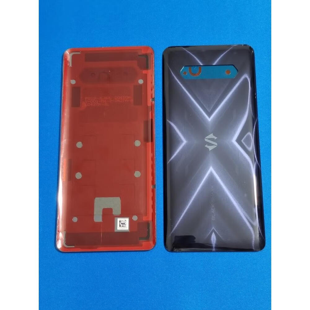 手机电池盖后壳 外壳 44pro4spro背壳 黑鲨4塑料后盖幻境黑全新原装带