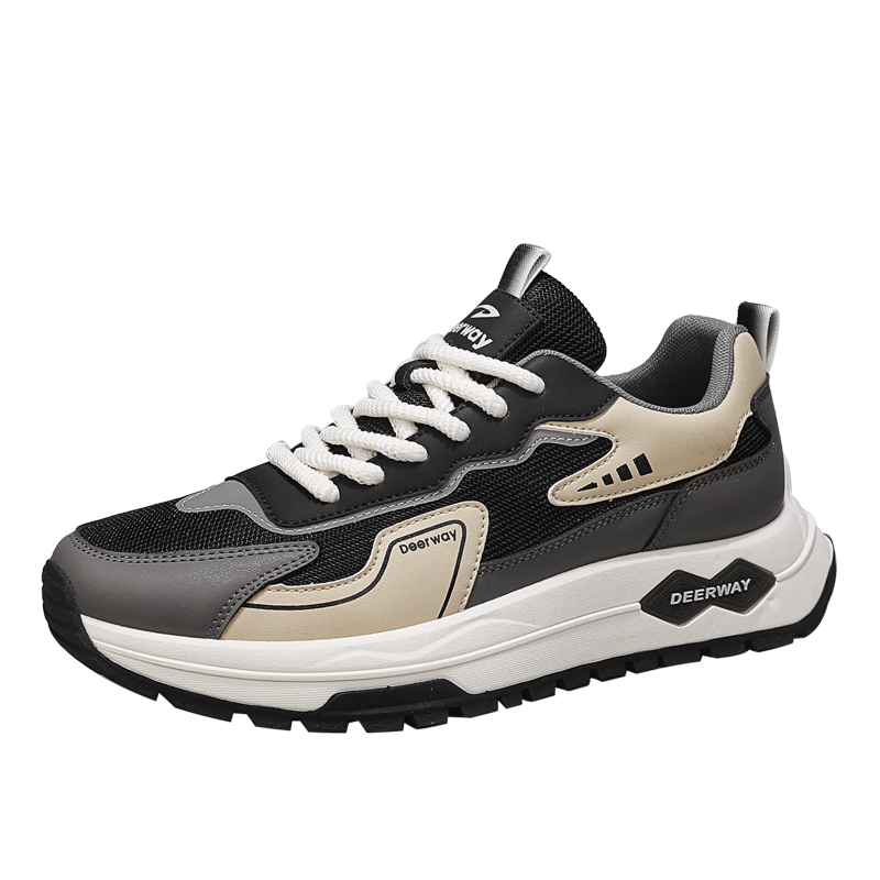 �¶��ݣ�DEERWAY���˶�Ь��Ь2025�＾Ь���аٴ����ϵ�Ь��ʿ�ܲ�Ь ��ɫ 42