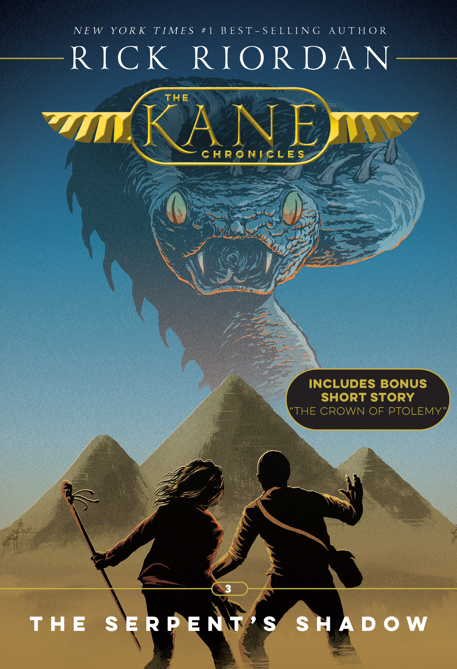 【预订】kane chronicles, the book three: serpents shadow, the
