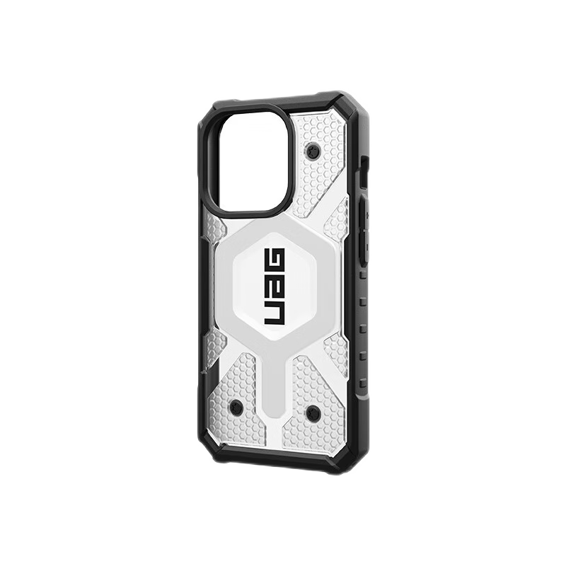 UAG【磁吸充电】适用于苹果15pro手机壳iphone15pro保护套Magsafe磁吸全包防摔商务硬壳【探险透明色】