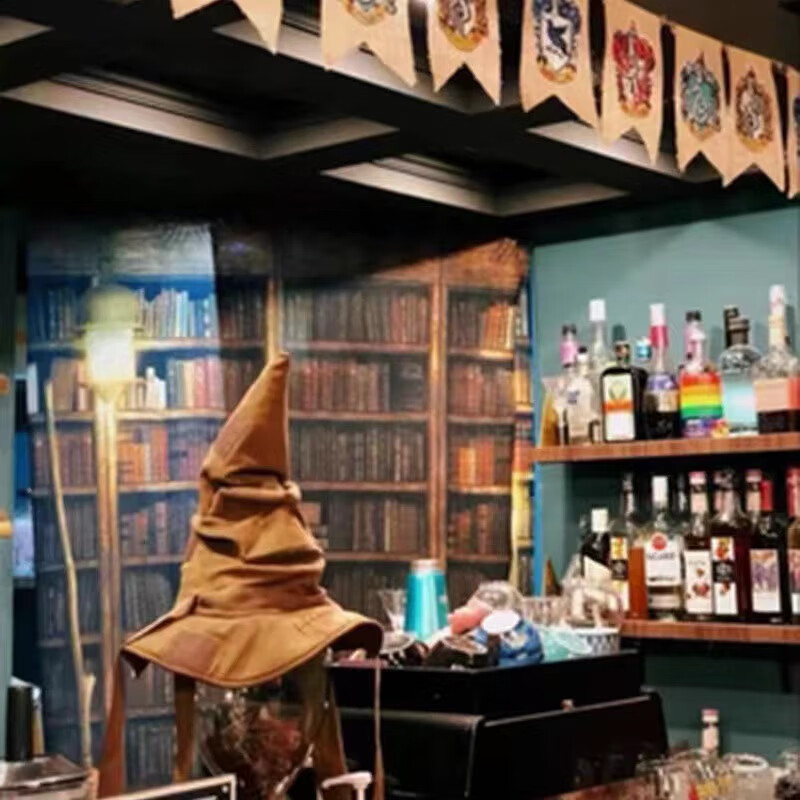 哈利波特周边分院帽霍格沃茨魔法学院巫师帽万圣节帽子生日礼物 一个