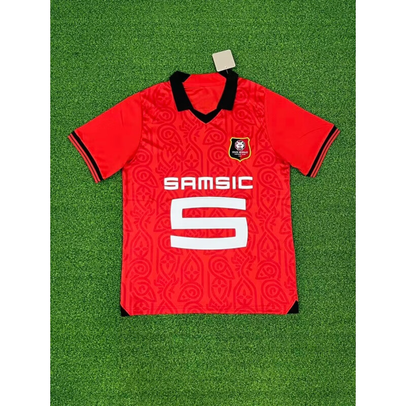 京识2324赛季雷恩球衣主场短袖足球服泰版队服 football jersey shirt