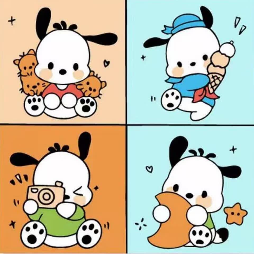 颂呵梵儿童数字油画diy手工手绘卧室正方形装饰画填色高颜值可爱卡通