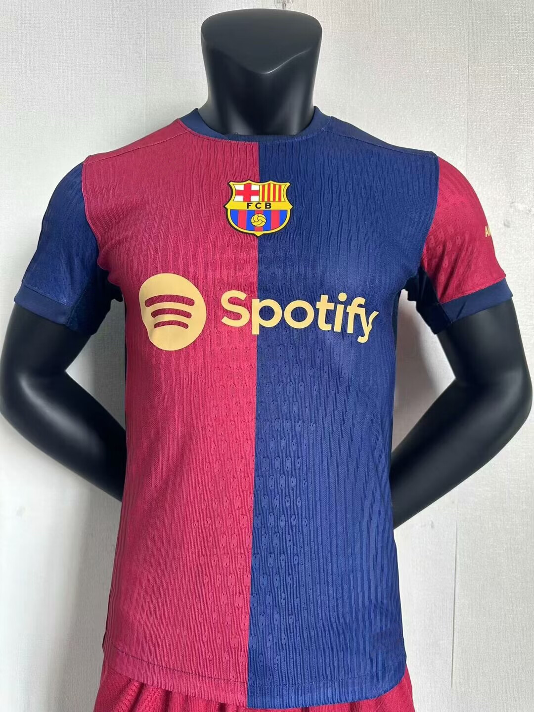 涂典2425巴萨球衣主场短袖巴塞罗那球员版足球服队服 football jersey