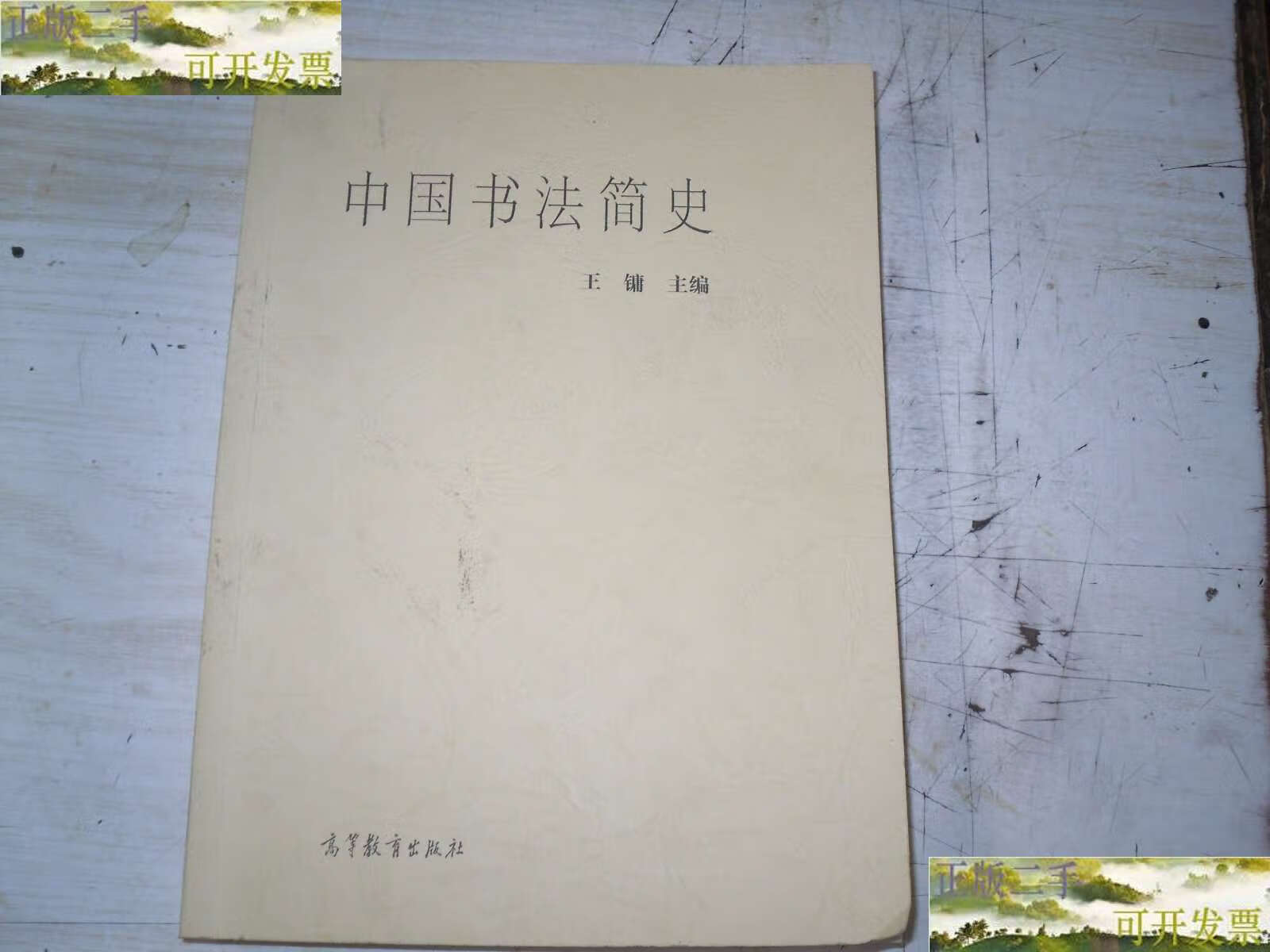 【二手9成新】中国书法简史 4-840 /王镛 高等教育