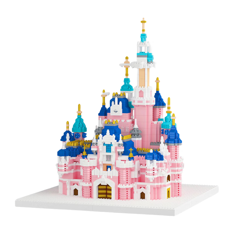 淼焱+防尘盒版】兼容乐高积木迪士尼公主城堡女孩7-14岁生日新年礼物