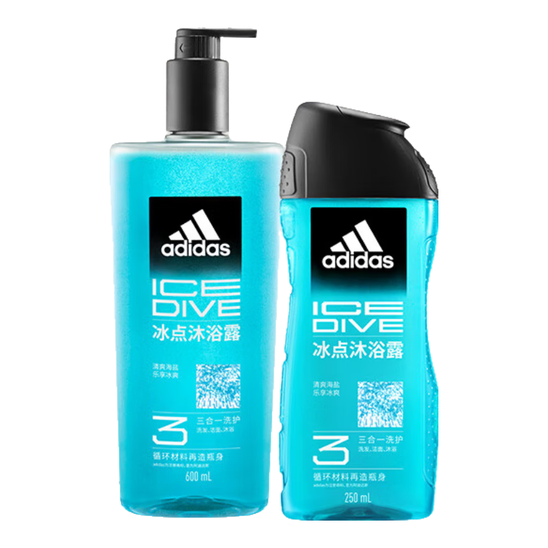 ���ڲ��������ϴ�˹��adidas�� ��adidas������һ������ԡ¶��װ600ml+250ml 56.9Ԫ