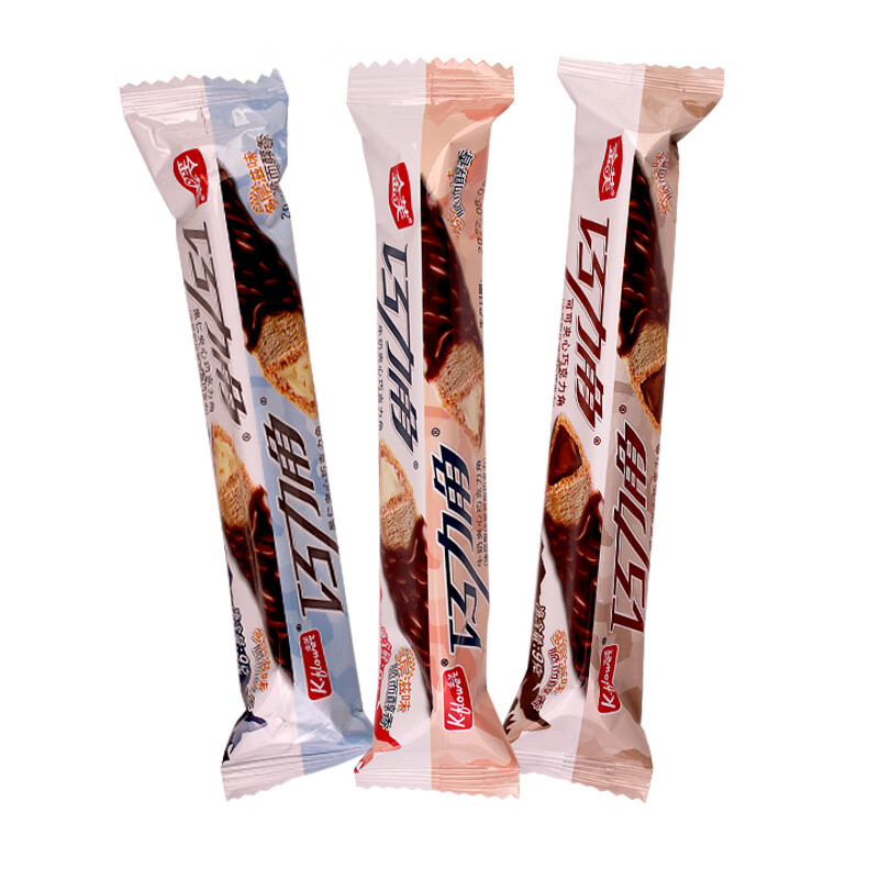 金芙巧克力角零食品巧克力棒儿时记忆夹心休闲小零食 巧力角混装5条