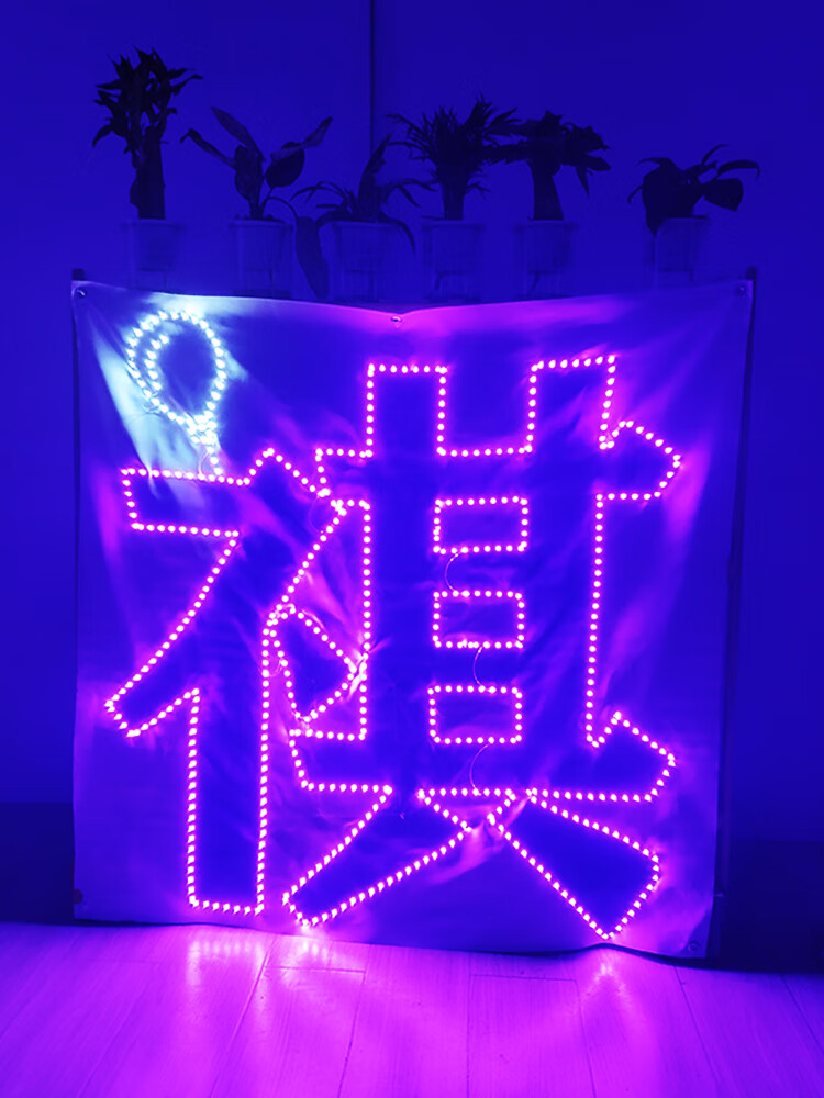 时代少年团应援棒马嘉祺演唱会应援灯牌发光led超薄贴片软灯牌diy