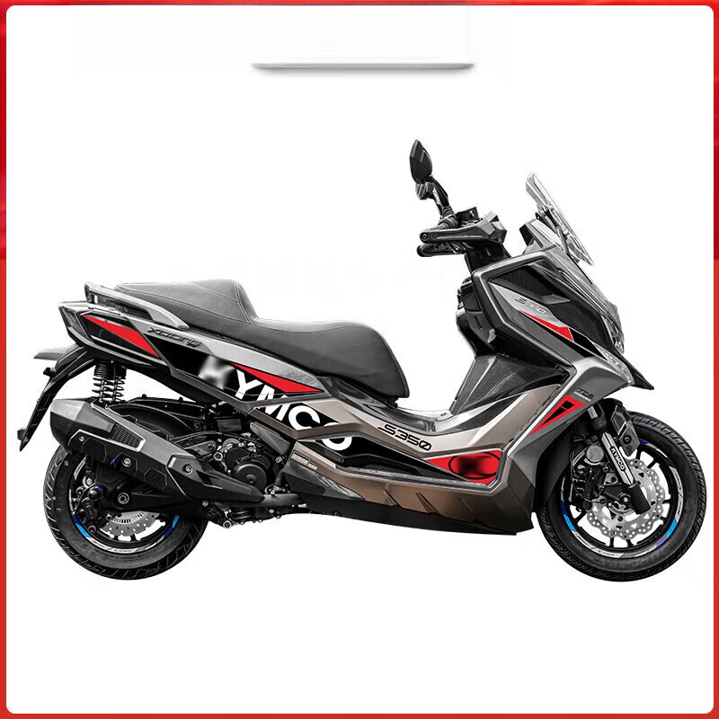 塔克尔适用于23款光阳赛艇s350贴纸车贴花装饰拉花版画保护贴画贴膜件