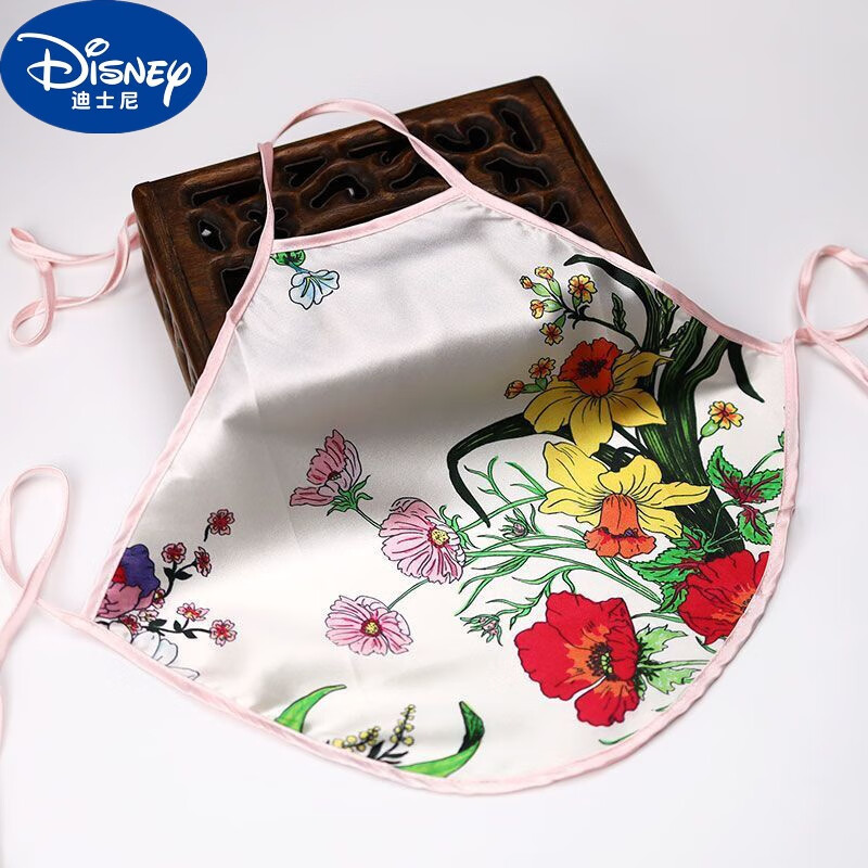 迪士尼(disney)妈妈的选择100桑蚕丝肚兜儿童真丝肚兜宝宝婴幼儿围兜