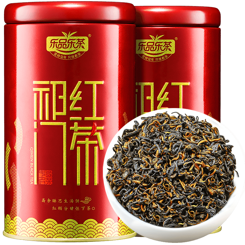 乐品乐茶祁门红茶正宗安徽特级养胃红茶叶自己喝礼盒装2023新茶 300g