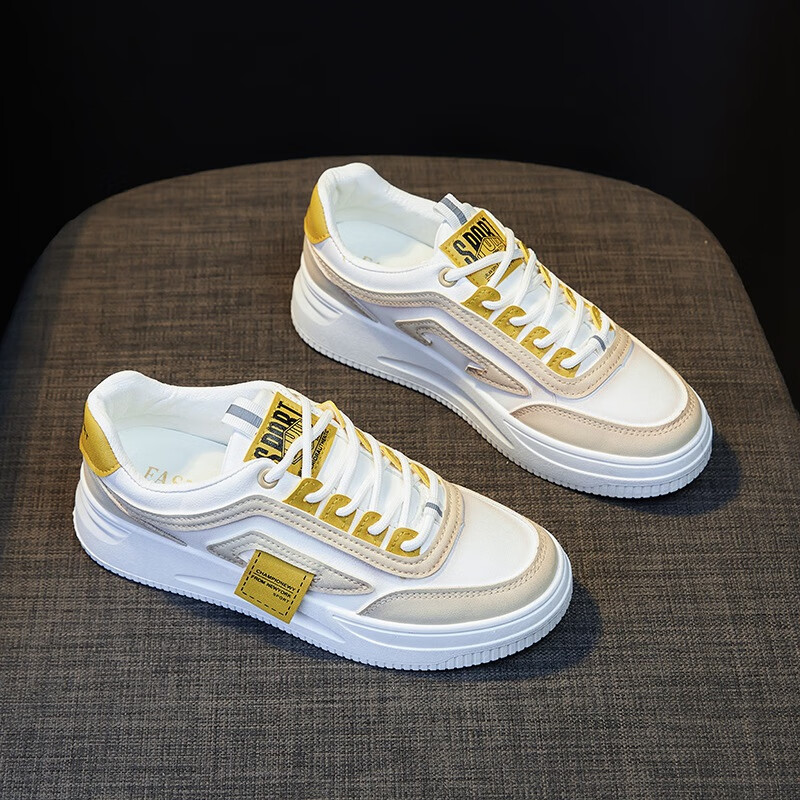 卡柏奇春季小白鞋女2024新款百搭ins潮小众春季板鞋透