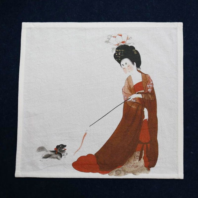 anna etter此时此地 插画手帕手绢纯棉汗巾可爱女男生方巾口水仕女