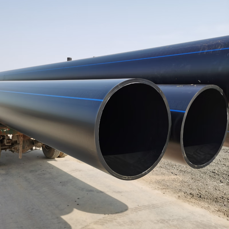 smvp大口径pe给水管pe管材315400500630pe排水管pe管农田灌溉水管 315