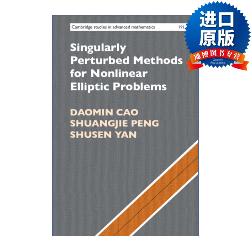 英文原版 singularly perturbed methods for nonlinear elliptic
