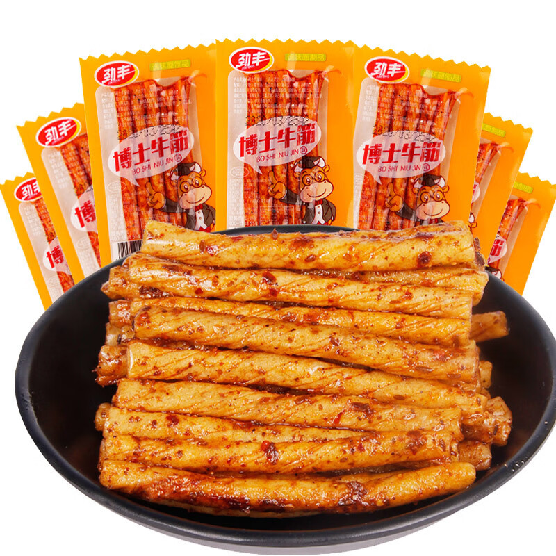 博士牛筋辣条儿时经典麻辣棒90回忆豆皮豆筋网红零食小吃休闲食品