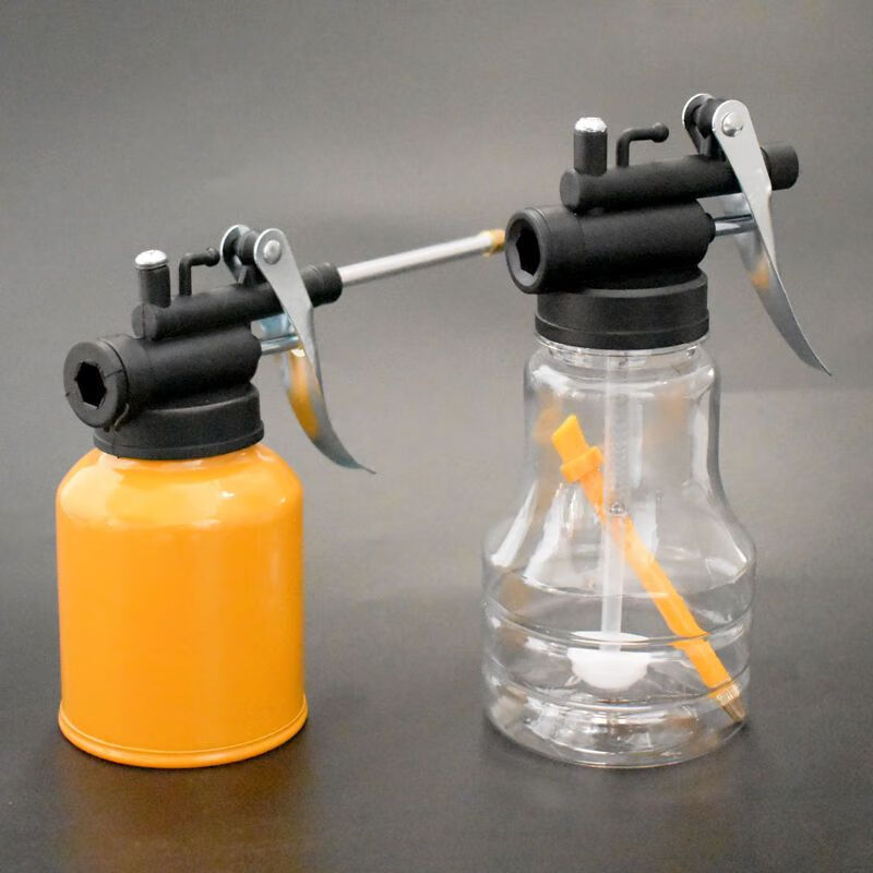 油滴壶加油瓶流沙油点胶瓶老式油滴壶手动加油 优款机油壶常用两件套