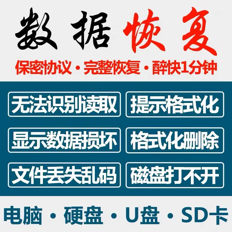 電腦移動硬盤數(shù)據(jù)恢復(fù)內(nèi)存sd卡U盤照片文件修復(fù)固態(tài)維修軟件服務(wù) 標(biāo)準(zhǔn) 標(biāo)準(zhǔn)