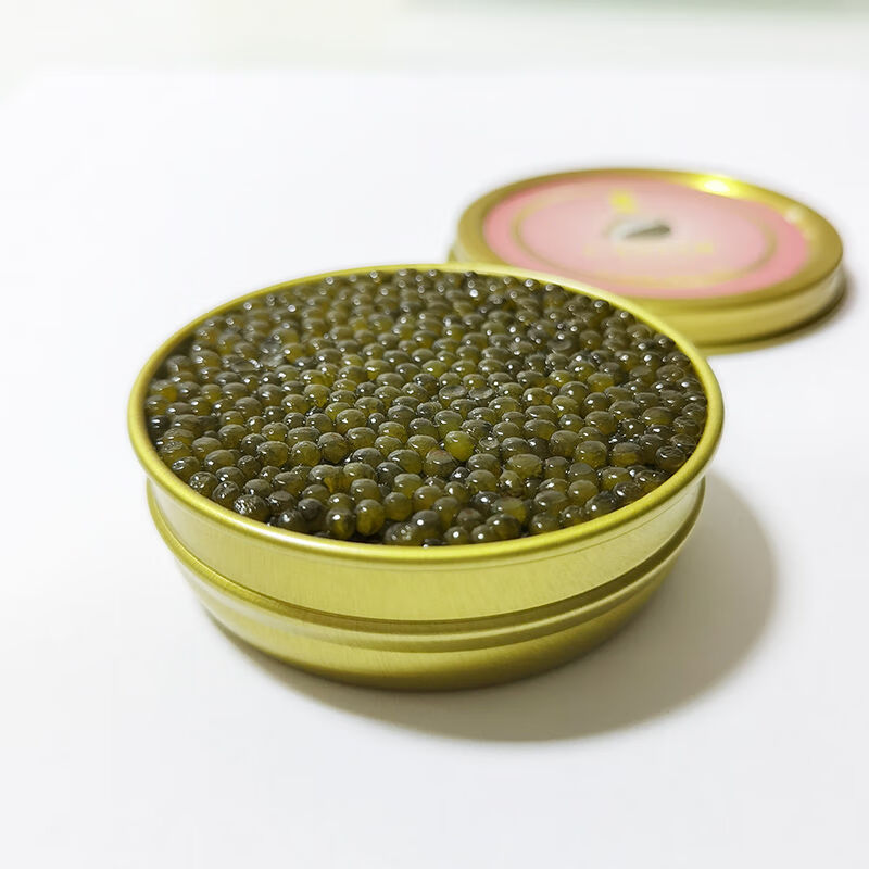 禾澹高端a级 俄罗斯鲟鱼子酱新鲜即食高蛋白鱼籽酱寿司 12年生a 级50