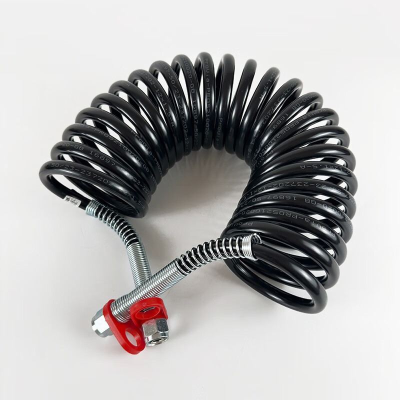 御舵适用解放牵引车挂车气管 威伯科大圈螺旋管 j6j7刹车弹簧连接气管