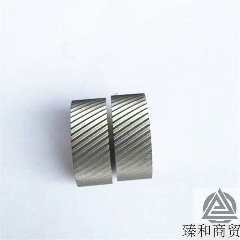 安霞加硬數(shù)控車床雙輪網(wǎng)紋滾花刀* *不銹鋼專用斜紋壓花 30度 0.3雙輪/0.4