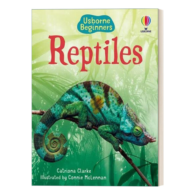 进口原版 reptiles 尤斯伯恩 初学者科普 爬行动物 精装 英文版 英语