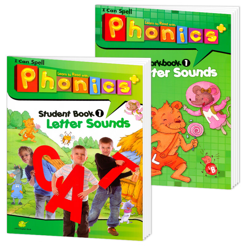原装进口幼儿英语启蒙自然拼读教材新版 super phonics 1-2-3初级入门