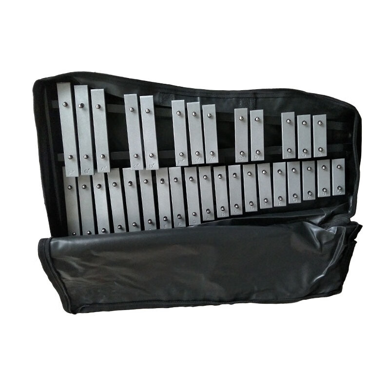 32音铝板琴钢片琴小钟琴马林巴琴专业敲琴 32音铝板琴包歌谱音符贴