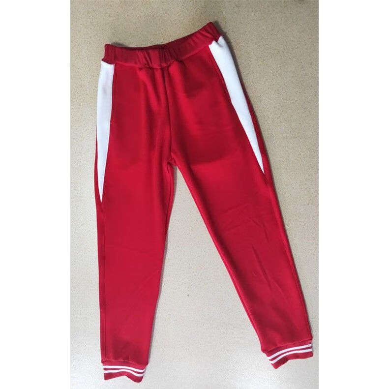 倍安伦(beianlun)秋冬加绒加厚男女中小学生红色校服裤子新款中小学