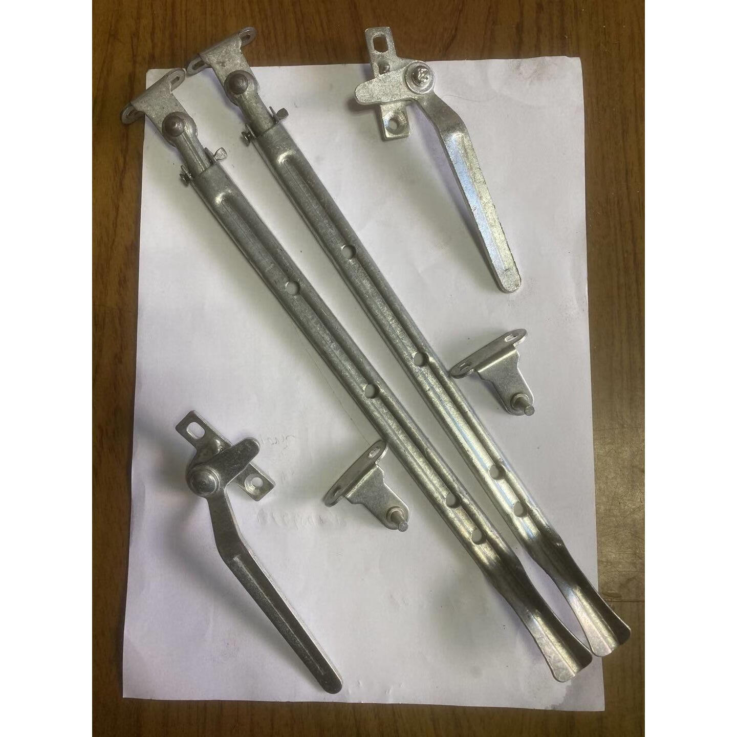 哲弘地304钢窗配件 老式钢窗撑杆 不锈钢风撑 铁窗把手执手 风撑档 风