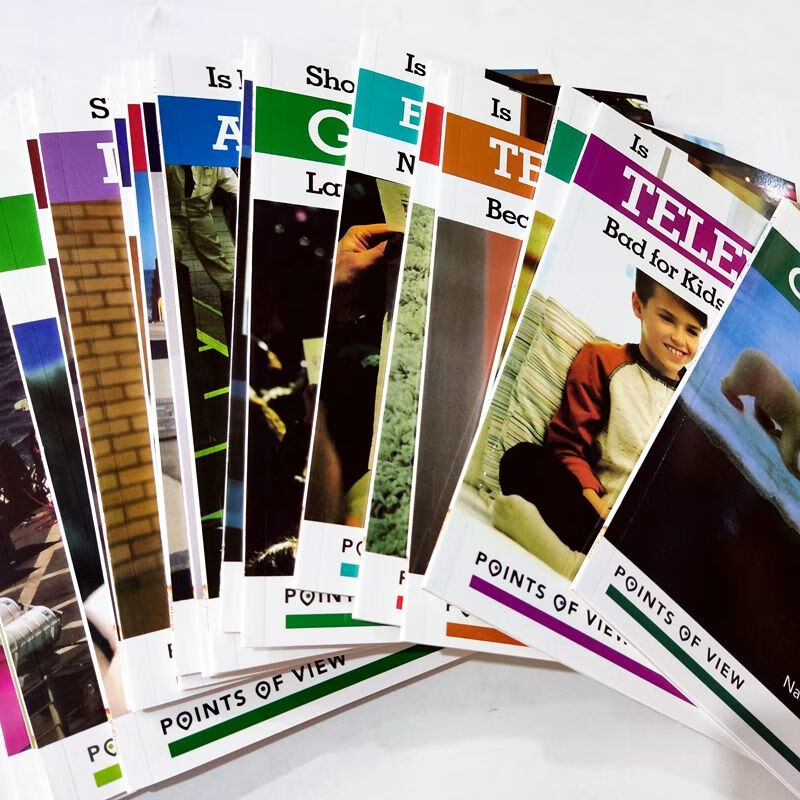 儿童英文科普百科书 观点角度系列 辩论四期 18册合售