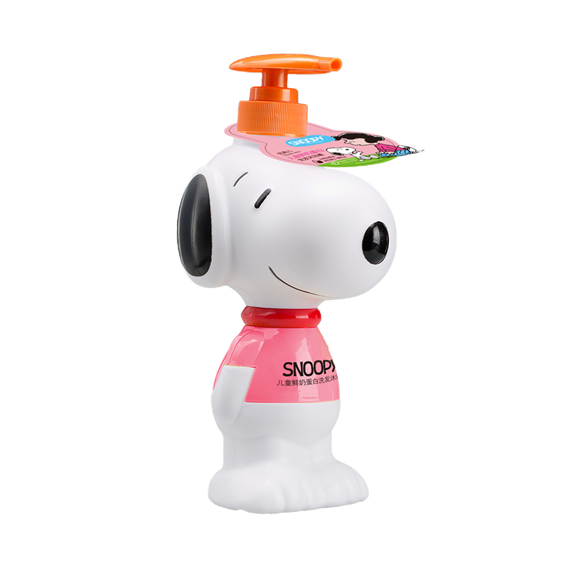 史努比（SNOOPY）初膚日記洗發(fā)水沐浴露二合一 氨基酸蜂蜜鮮奶沐浴乳無淚配方500ML 兒童鮮奶蛋白洗發(fā)沐浴精 鮮奶味