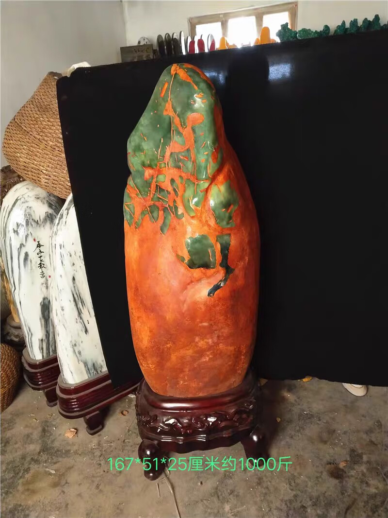 金沙江大型辽宁秀玉岫岩玉原石奇石玉石头招财观赏石厅堂大厅景观摆