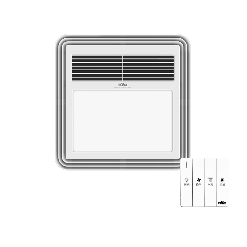 雷士（NVC）风暖浴霸照明排气扇一体多功能卫生间浴室暖风机兼容安装Y328